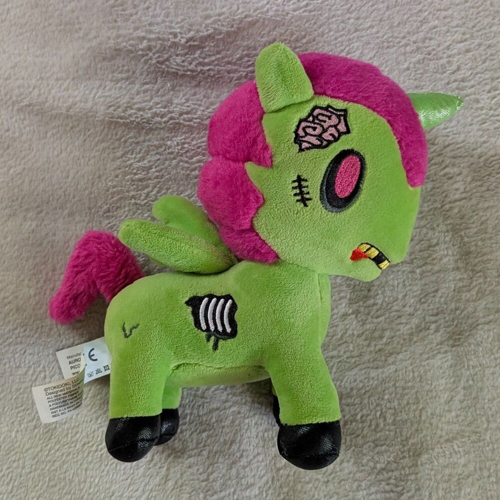 Tokidoki Zombie Milo Unicorno Halloween Series 1 Plush - Picture 2 of 5